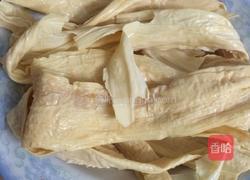 豇豆角炒腐竹的做法图解1