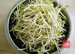 凉拌绿豆芽粉丝的做法图解2