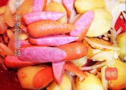 蒜香土豆炒香肠的做法图解6