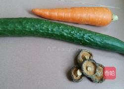 素炒三丁的做法图解1