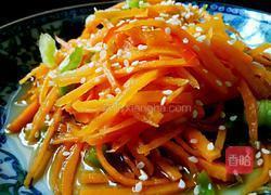 凉拌胡萝卜丝的做法图解5