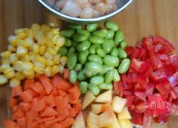水果蔬菜鸡肉丁的做法图解2