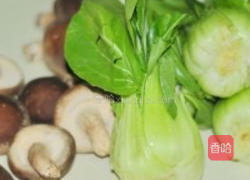 香菇青菜完美搭配的做法图解1