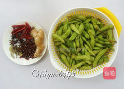 煮毛豆的做法图解1