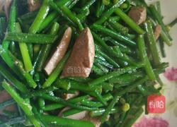 韭菜花炒猪肝的做法图解6