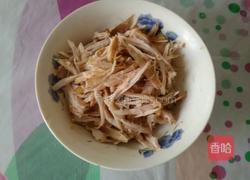 菌菇鸡丝打卤面的做法图解3