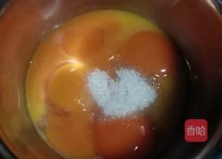 双层蓝莓蜜豆蛋糕卷的做法图解2