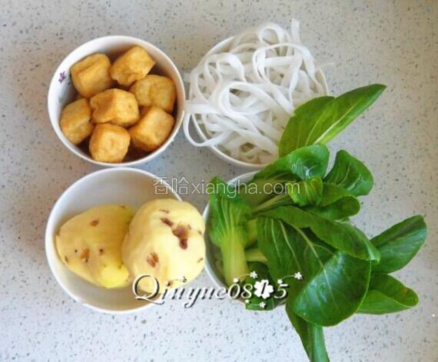 准备所有食材 