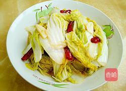 醋溜娃娃菜的做法图解9