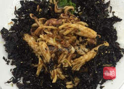 紫菜酱爆尤鱼的做法图解8