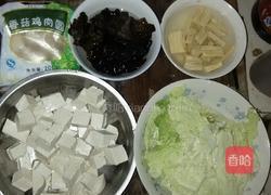 白菜丸子豆腐的做法图解1