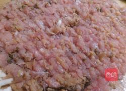 梅菜马蹄蒸肉饼的做法图解4