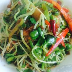 豆苗炒肉的做法[图]
