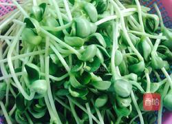 豆苗炒肉的做法图解1