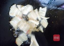 豆苗炒肉的做法图解2