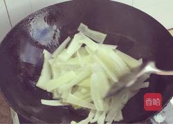 老黄瓜炒肥羊粉的做法图解4