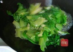 简单炒生菜的做法图解3