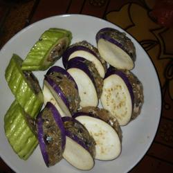 苦瓜茄子酿的做法[图]