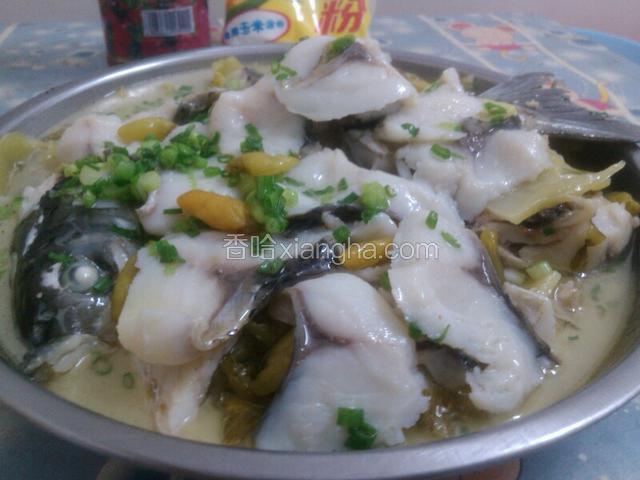 酸菜煮鲩鱼