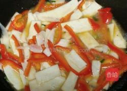 彩椒烩杏鲍菇的做法图解3