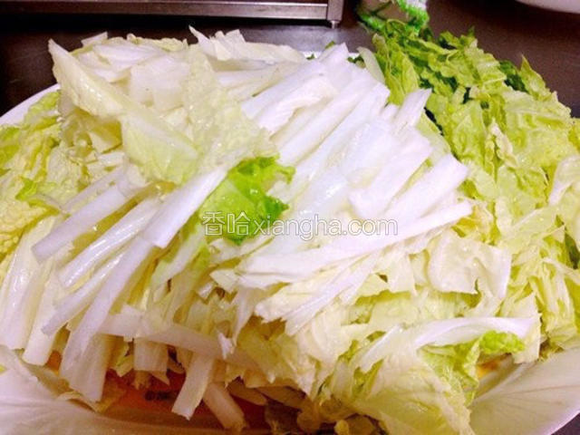 白菜切丝