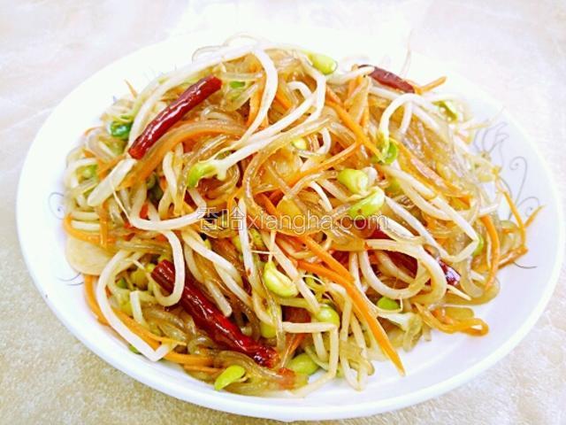 黄豆芽炒粉条