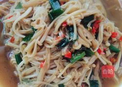 小炒金针菇的做法图解5