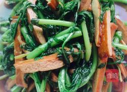 茼蒿炒茶干的做法图解5