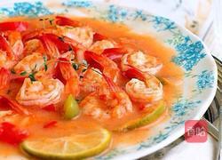 椰奶虾的做法图解12