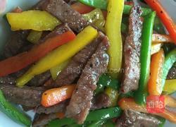 牛柳炒彩椒的做法图解7