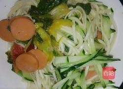 菜伴面的做法图解3