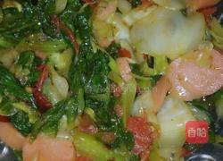 菜伴面的做法图解1