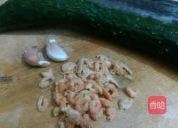 虾米炒青瓜的做法图解1