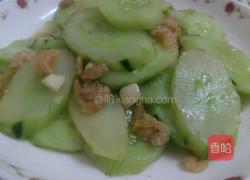 虾米炒青瓜的做法图解9
