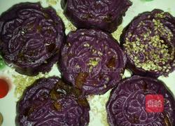 奶香紫薯红枣糯米糕的做法图解5