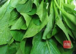 青菜瘦肉汤的做法图解1