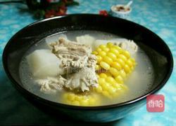 玉米排骨汤。的做法图解5