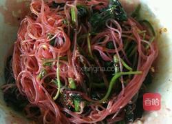 凉拌苋菜粉丝的做法图解4