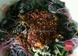 凉拌苋菜粉丝的做法图解5