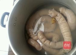 酸菜猪大肠的做法图解3