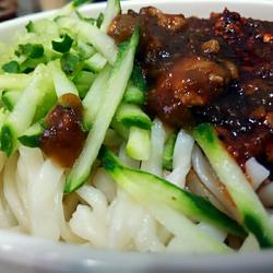 黄瓜丝打卤面的做法[图]