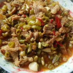 酸豆角炒猪肉的做法[图]