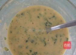 香菜鸡蛋饼的做法图解3