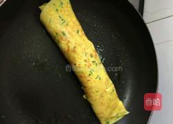 虾仁鸡蛋卷的做法图解12