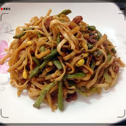 豆角蒸面的做法[图]