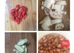 莲藕花生骨头汤的做法图解2