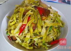 腊肉炒竹笋的做法图解8