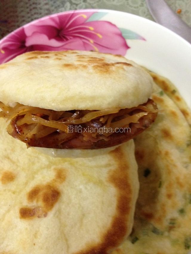 香肠夹饼