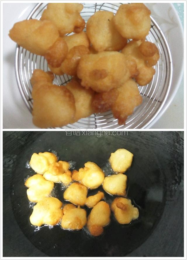 炸至整个金黄色捞起控油～