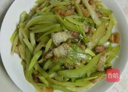 西芹炒五花肉的做法图解5